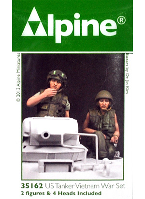 米戦車兵 ベトナム戦争 セット (2体セット) レジン (アルパイン 1/35 フィギュア No.AM35162) 商品画像