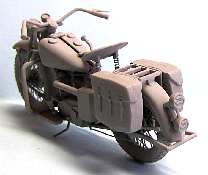 WW2 米軍用バイク インディアン 741B プラモデル (Mirror Models 1/35 AFVモデル No.35831) 商品画像_3
