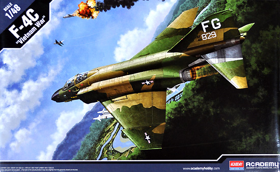 F-4C ファントム 2 ベトナム戦争 プラモデル (アカデミー 1/48 Aircrafts No.12294) 商品画像