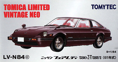 ニッサン フェアレディ 280Z-T 2by2 (81年式) (マルーン) ミニカー (トミーテック トミカリミテッド ヴィンテージ ネオ No.LV-N084c) 商品画像