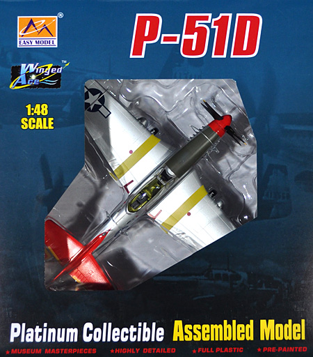 P-51D マスタング 第301戦闘飛行隊 完成品 (イージーモデル 1/48 ウイングド エース （Winged Ace） No.39301) 商品画像