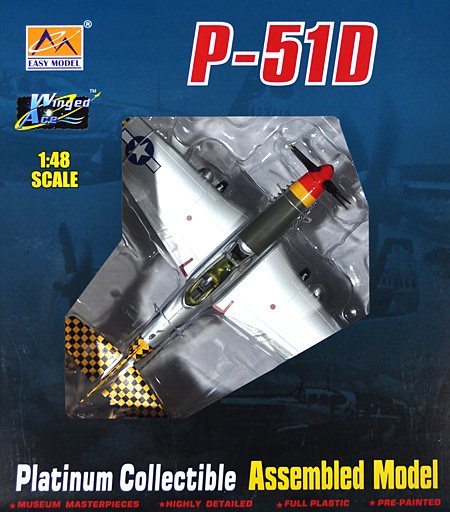 P-51K マスタング 第23戦闘飛行隊 完成品 (イージーモデル 1/48 ウイングド エース （Winged Ace） No.39303) 商品画像