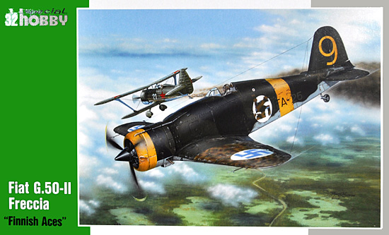 フィアット G.50-2 フレッチア フィンランドエース プラモデル (スペシャルホビー 1/32 エアクラフト No.SH32044) 商品画像
