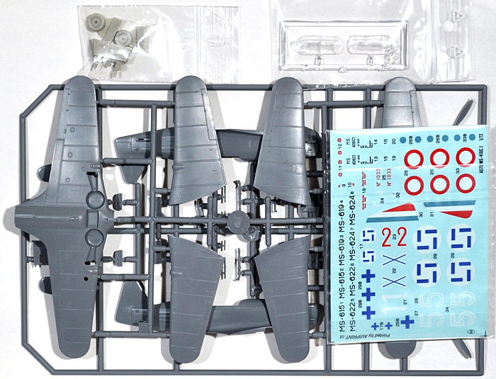 モラーヌ ソルニエ MS-410C.1 プラモデル (アズール 1/72 航空機モデル No.A075) 商品画像_1