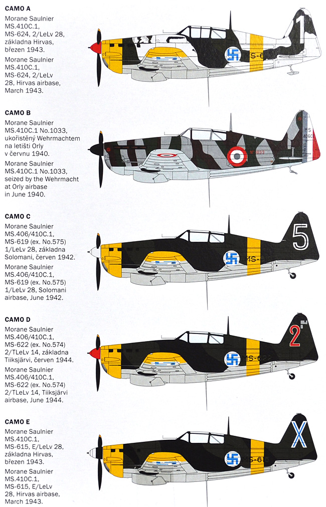 モラーヌ ソルニエ MS-410C.1 プラモデル (アズール 1/72 航空機モデル No.A075) 商品画像_2