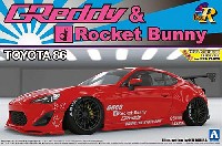 アオシマ 1/24 Sパッケージ・バージョンR トヨタ 86 '12 GREDDY & ROCKET BUNNY ENKEI Ver.