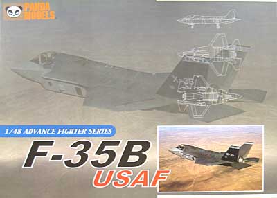 F-35B USAF プラモデル (パンダモデル 1/48 Advance Fighter Series No.48001) 商品画像