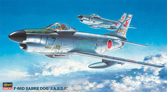 F-86D セイバードッグ 航空自衛隊 プラモデル (ハセガワ 1/72 飛行機 BPシリーズ No.BP04) 商品画像
