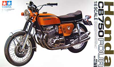 ホンダドリーム CB750FOUR プラモデル (タミヤ 1/6 オートバイシリーズ No.001) 商品画像