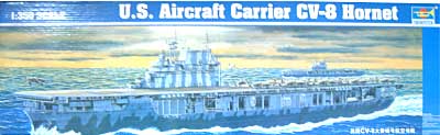 アメリカ海軍空母 CV-8 ホーネット プラモデル (トランペッター 1/350 艦船シリーズ No.05601) 商品画像