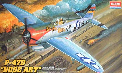 P-47D サンダーボルト ノーズアート プラモデル (アカデミー 1/48 Scale Aircrafts No.2211) 商品画像