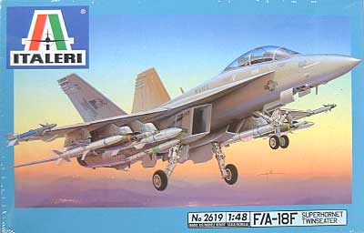 F/A-18F スーパーホーネット 複座型 プラモデル (イタレリ 1/48 飛行機シリーズ No.2619) 商品画像