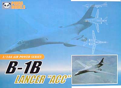 B-1B ランサー ACC プラモデル (パンダモデル 1/144 Air Power Series No.40002) 商品画像