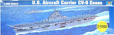 アメリカ海軍 CV-9 エセックス プラモデル (トランペッター 1/350 艦船シリーズ No.05602) 商品画像