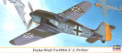フォッケウルフ Fw190A-5 J.プリラー プラモデル (ハセガワ 1/72 飛行機 限定生産 No.00607) 商品画像