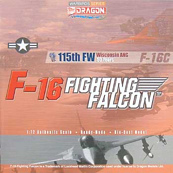 F-16 ファイティングファルコン ウィスコンシンANG 50周年記念塗装 完成品 (ドラゴン 1/72 ウォーバーズシリーズ （ジェット） No.50007) 商品画像