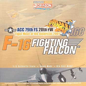 F-16C ファイティングファルコン タイガーミート 2001 完成品 (ドラゴン 1/72 ウォーバーズシリーズ （ジェット） No.50008) 商品画像