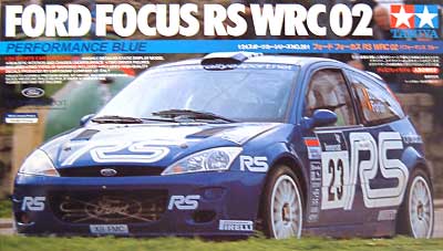 フォード フォーカス RS WRC 02 パフォーマンスブルー プラモデル (タミヤ 1/24 スポーツカーシリーズ No.261) 商品画像