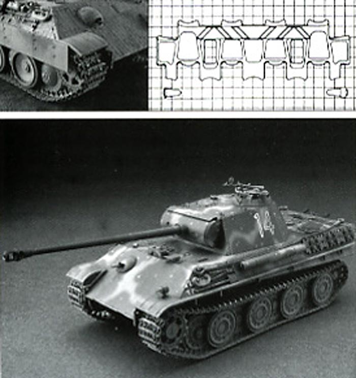 パンター戦車 後期型用履帯 (可動式） プラモデル (モデルカステン 連結可動履帯 SKシリーズ No.SK-010) 商品画像_1