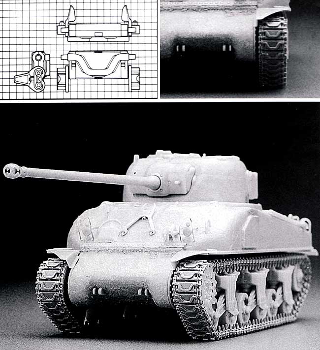 M4シャーマン戦車用履帯 T54E1型 (可動式） プラモデル (モデルカステン 連結可動履帯 SKシリーズ No.SK-045) 商品画像_1