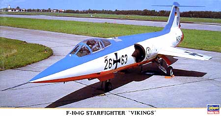 F-104G スターファイター バイキングス プラモデル (ハセガワ 1/48 飛行機 限定生産 No.09475) 商品画像