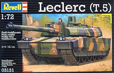 フランス陸軍 MBT ルクレール戦車 (T.5） プラモデル (レベル 1/72 ミリタリー No.03131) 商品画像