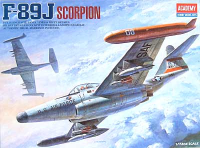 F-89J スコーピオン プラモデル (アカデミー 1/72 Aircrafts No.1628) 商品画像