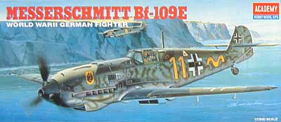 メッサーシュミット Bf-109E-3/4 プラモデル (アカデミー 1/72 Scale Aircrafts No.2133) 商品画像