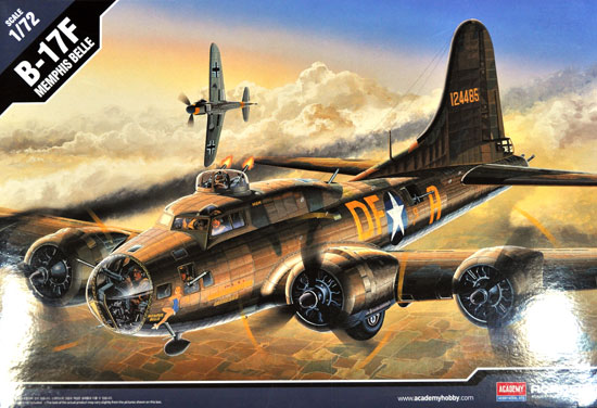 B-17F フライングフォートレス メンフィスベル プラモデル (アカデミー 1/72 Aircrafts No.12495) 商品画像