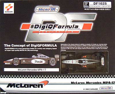 マクラーレン メルセデス MP4-17 スターターセット RC (コナミ DigiQ Formula No.DF102S) 商品画像