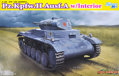 ドイツ 2号戦車 A型 w/インテリア プラモデル (サイバーホビー 1/35 AFV シリーズ （