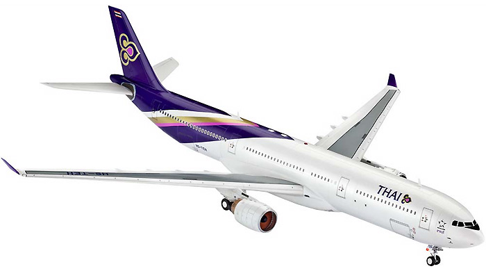 エアバス A330-300 タイ航空 プラモデル (レベル 1/144 旅客機 No.04870) 商品画像_3