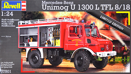 メルセデス ベンツ ウニモグ U1300L TLF 8/18 消防車 プラモデル (レベル カーモデル No.07501) 商品画像