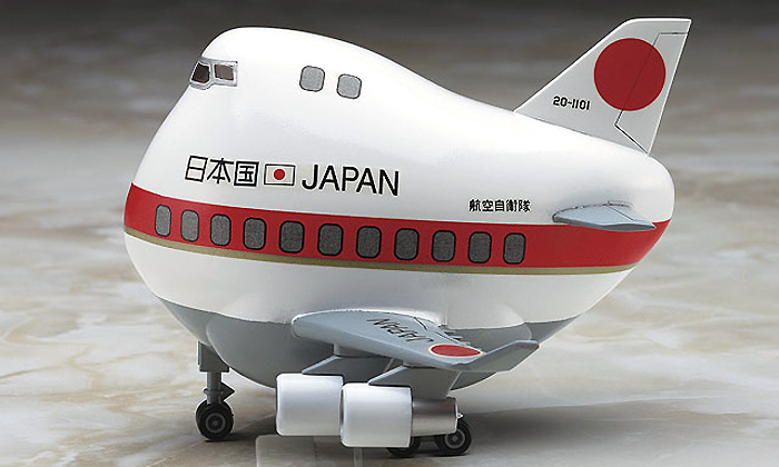 日本政府専用機 ボーイング 747-400 プラモデル (ハセガワ たまごひこーき シリーズ No.60503) 商品画像_2