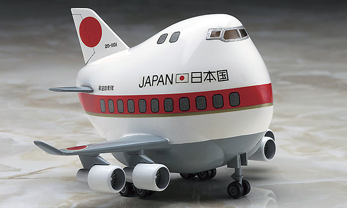 日本政府専用機 ボーイング 747-400 プラモデル (ハセガワ たまごひこーき シリーズ No.60503) 商品画像_3