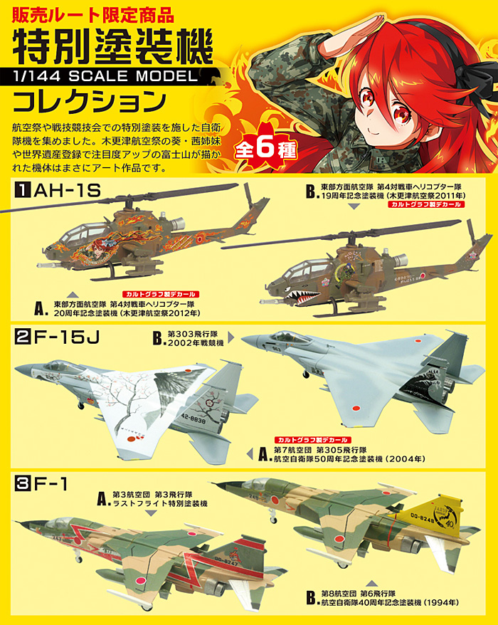 特別塗装機コレクション (1BOX) プラモデル (エフトイズ 特別塗装機コレクション No.FC-057B) 商品画像_1