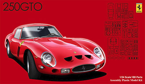 フェラーリ 250 GTO (アルミ削り出し ホイール付) プラモデル (フジミ 1/24 リアルスポーツカー シリーズ （SPOT） No.RS-SPOT005) 商品画像