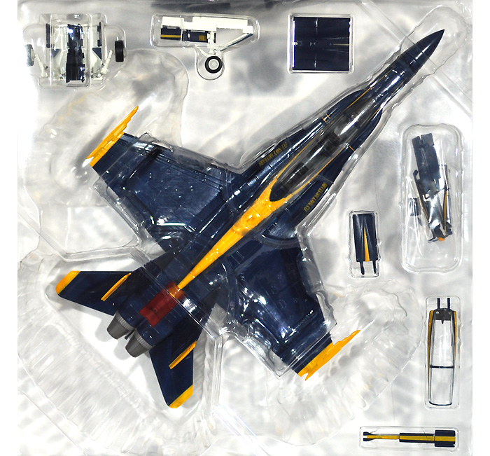 F/A-18B ホーネット ブルーエンジェルス 7号機 2011年 完成品 (ホビーマスター 1/72 エアパワー シリーズ （ジェット） No.HA3520) 商品画像_1