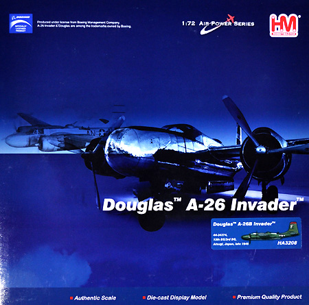A-26B インベーダー 厚木 1945 完成品 (ホビーマスター 1/72 エアパワー シリーズ （レシプロ） No.HA3208) 商品画像