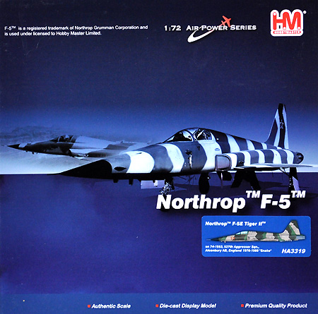 F-5E タイガー 2 第527仮想敵飛行隊 完成品 (ホビーマスター 1/72 エアパワー シリーズ （ジェット） No.HA3319) 商品画像