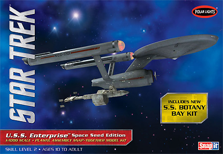 U.S.S エンタープライズ NCC-1701 宇宙の帝王Ver. プラモデル (ポーラライツ スタートレック (STAR TREK) No.POL908/12) 商品画像