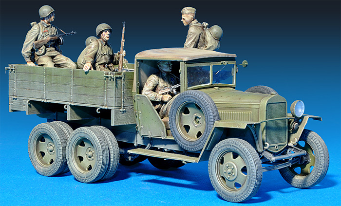 GAZ-AAA Mod.1941 ソビエトカーゴ トラック プラモデル (ミニアート 1/35 WW2 ミリタリーミニチュア No.35173) 商品画像_3