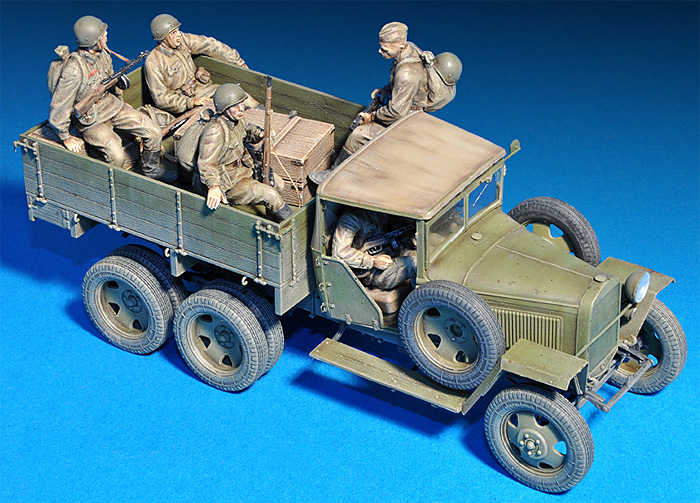 GAZ-AAA Mod.1941 ソビエトカーゴ トラック プラモデル (ミニアート 1/35 WW2 ミリタリーミニチュア No.35173) 商品画像_4