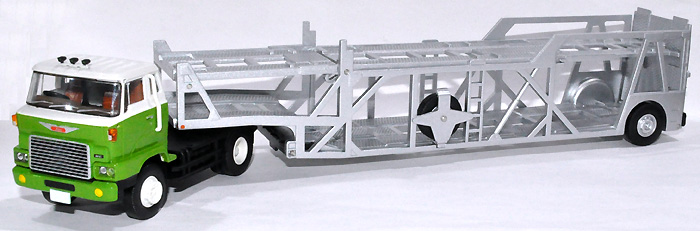 日野 HE366 カートランスポーター (アンチコ ASZ022 車輌運搬トレーラー) (緑) ミニカー (トミーテック トミカリミテッド ヴィンテージ ネオ No.LV-N089a) 商品画像_3