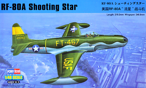 RF-80A シューティングスター プラモデル (ホビーボス 1/48 エアクラフト シリーズ No.81724) 商品画像