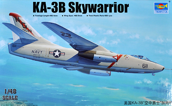 アメリカ海軍 KA-3B スカイウォーリアー プラモデル (トランペッター 1/48 エアクラフトシリーズ No.02869) 商品画像