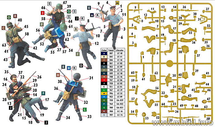 独ソ白兵戦　ソビエト海軍 陸戦隊 vs ドイツ兵 1941-42 (東部戦線シリーズ No.2) プラモデル (マスターボックス 1/35 ミリタリーミニチュア No.MB35152) 商品画像_1