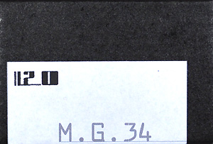 MG34 機関銃セット (多孔放熱ジャケット) レジン (1120 1/35 AFVアクセサリー No.Z-010) 商品画像