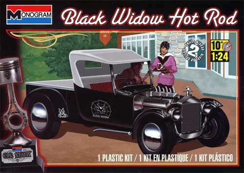 ブラック ウィドウ ホットロッド プラモデル (レベル カーモデル No.85-4324) 商品画像