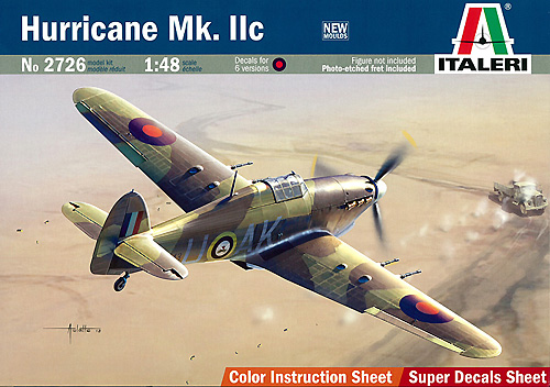 ホーカー ハリケーン Mk.2c プラモデル (イタレリ 1/48 飛行機シリーズ No.2726) 商品画像